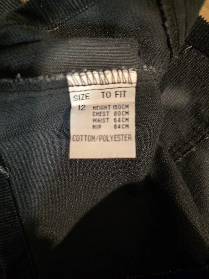 Women’s Black Denim Shirt Dress – Beaded Heart Detail